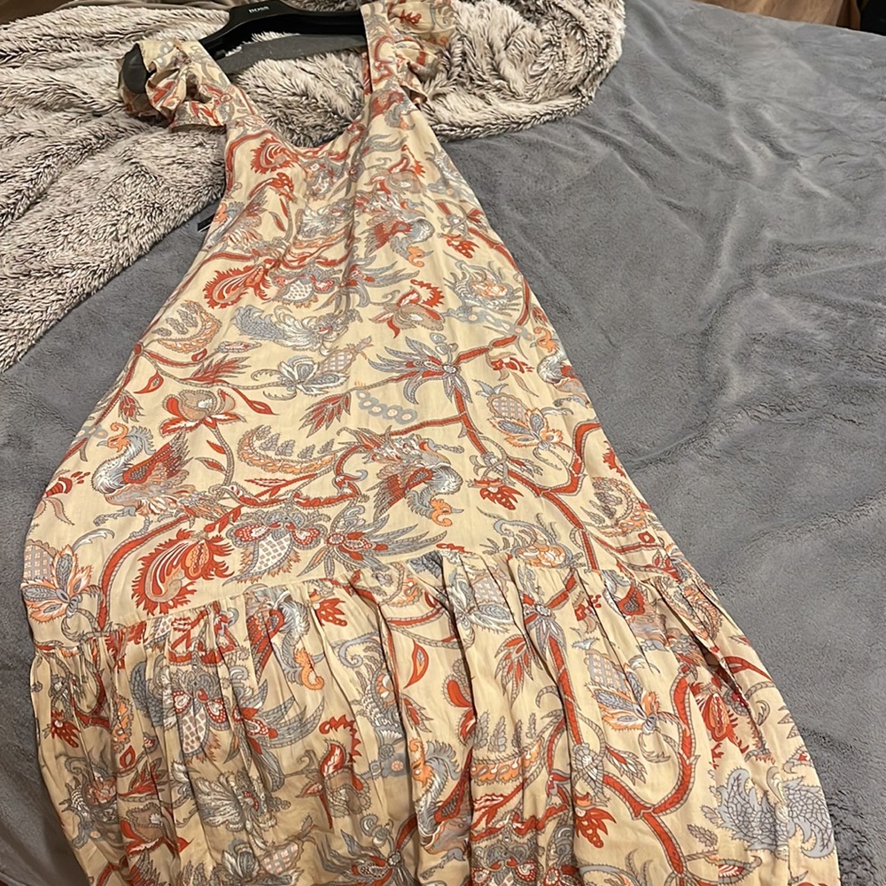 House of Harlow 1960 florals maxi dress size m - Picture 3 of 6